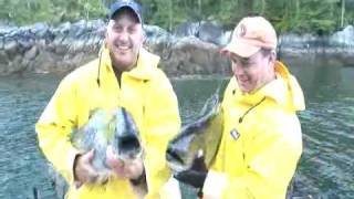 preview picture of video 'Salmon Fishing at Shearwater BC Summer 2009'