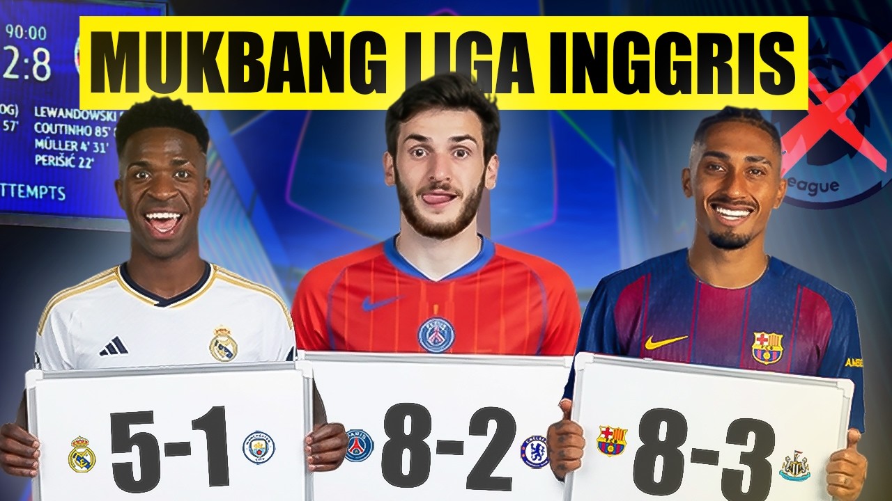 BAC0T 16 BESAR UCL: ARSENAL,LIVERPOOL,MADRID & BARCA BERJAYA, CITY, CHELSEA, TOTTENHAM AIB INGGRIS!