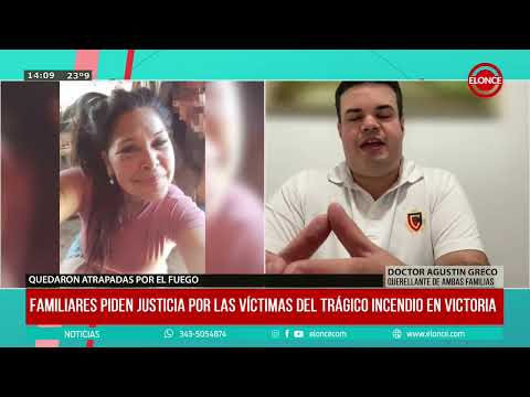 Familiares piden justicia por la víctimas del trágico incendio en Victoria - Elonce