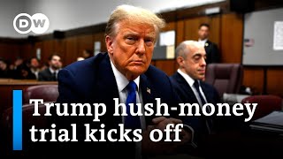 A criminal conspiracy and a coverup: Opening statements in Trump hush-money trial | DW News