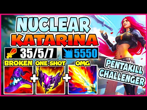 ONE-SHOT Katarina turns your entire team to dust in second (WTF IS THAT DAMAGE) | Katarina Mid Guide