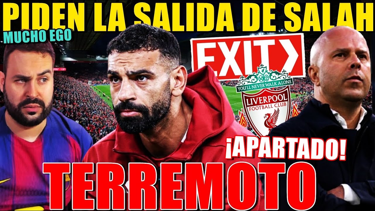 🚨¡SALAH APARTADO del LIVERPOOL! TERREMOTO tras sus DECLARACIONES y PIDEN su SALIDA ¡DEMASIADO EGO!