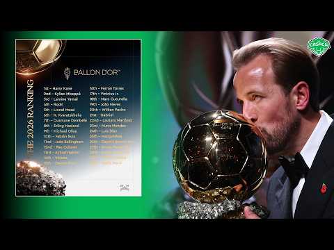 🟡 HARRY KANE SE LLEVÓ EL BALÓN DE ORO 2026 🟡
