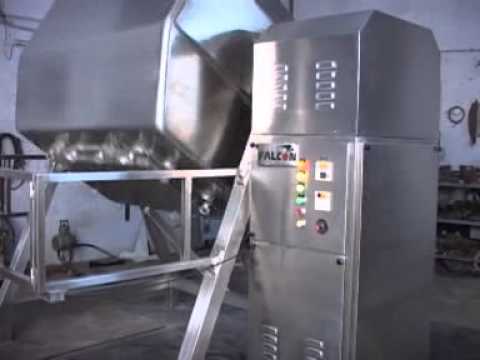 Octagonal blender batch mixing machine