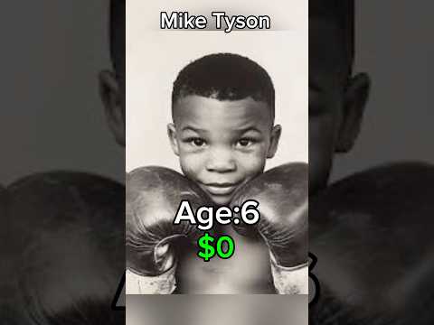 The evolution of Mike Tyson🐐#miketyson #evolution #money #boxing