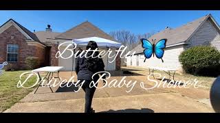 Butterfly Drive-by Baby Shower