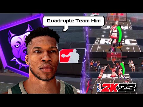 This GIANNIS ANTETOKOUNMPO Build is the Most UNGUARDABLE Build on 2k23 GAMEBREAKING