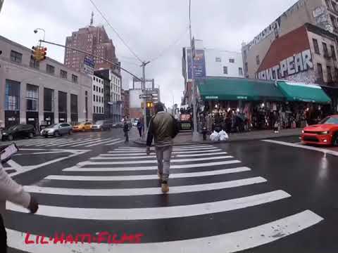 Behind the Scenes of JuGramz “ Holdin it Down “  Music Video” in Canal Street Brooklyn. Blood Artist