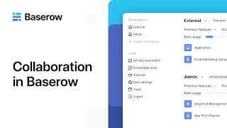 How to collaborate and manage tasks in Baserow