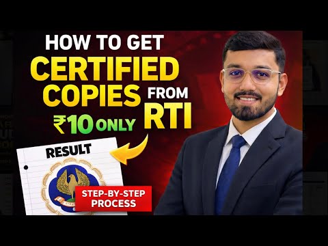 ICAI Certified Copies from RTI | CA Final Jan’26 Results