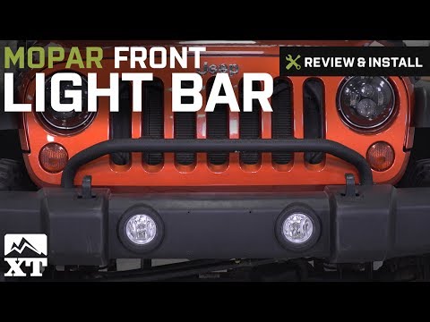 Jeep Wrangler Mopar Front Light Bar (2007-2017 JK) Review & Install