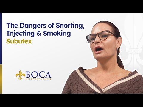 The Dangers of Snorting, Injecting & Smoking Subutex