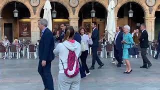La reina Sofía y Silvia de Suecia, de paseo por Salamanca