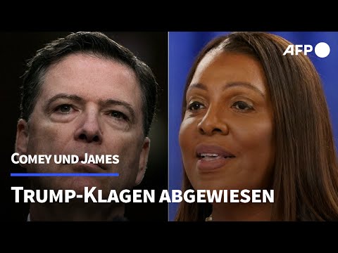 US-Richterin weist Klagen gegen Trump-Gegner Comey und James ab | AFP