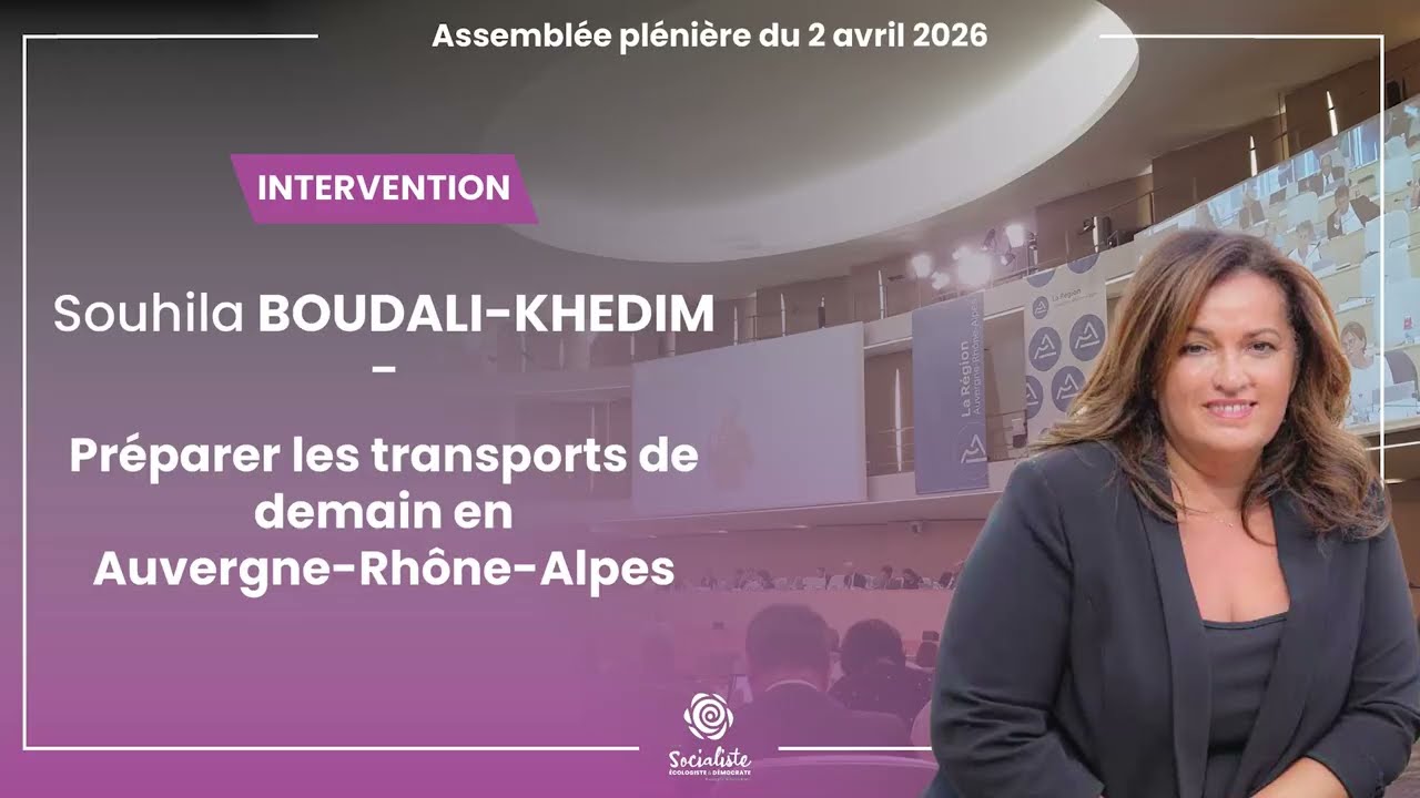 Préparer les mobilités de demain en Auvergne-Rhône-Alpes - Souhila BOUDALI-KHEDIM