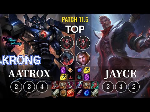 RNW KronG Aatrox vs Jayce Top - KR Patch 11.5