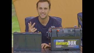 Check out the Adventure Kings 115ah Battery and Battery Box Combo