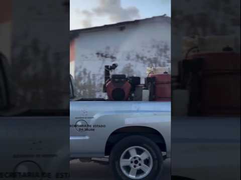 Carro Fumacê e Fumacê Costal contra a dengue em Nossa Senhora do Socorro - SE