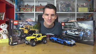 Die Racers-Woche geht weiter: LEGO® 42122 Jeep Wrangler & 42123 McLaren Senna GTR