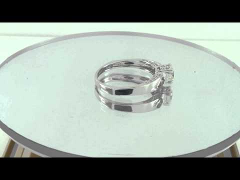 Vintage 1.25CT Round Diamond 14K White Gold Solitaire Ring J-K/SI Certified