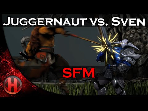 Dota 2 - Juggernaut vs. Sven [SFM]