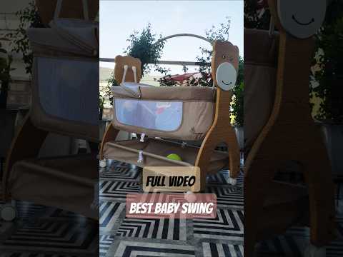 R for Rabbit swing cradle #baby #ytshorts #trending #swing #manual #ytstudio #cradle #jhula #dailly