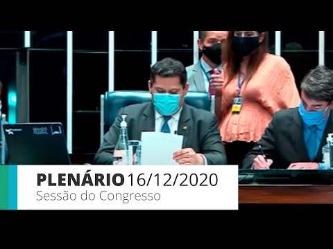 Sessão CN/ Senado - LDO/2021 - 16/12/20 - 16h30