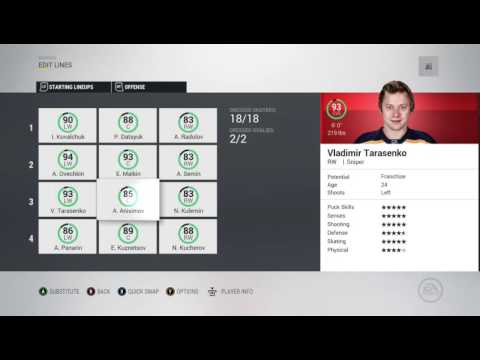 NHL 17 - Team Russia