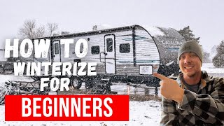 RV Winterizing 101, Get Your Camper Ready NOW!