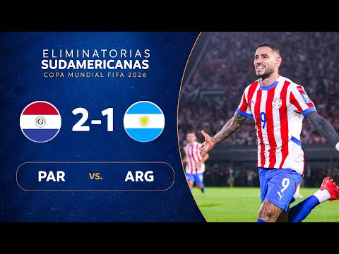 PARAGUAY vs. ARGENTINA [2-1] | RESUMEN | ELIMINATORIAS SUDAMERICANAS | FECHA 11