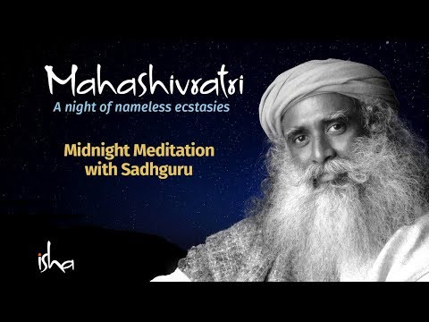 MahaShivRatri 2018 Live - Isha Yoga Center - Part 3 (Midnight Meditation) | Sadhguru