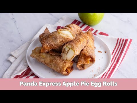Copycat Panda Express Apple Pie Egg Rolls | Better Than The Original!