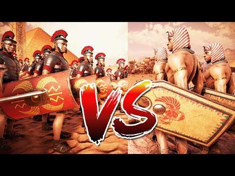 100.000 ROMAN SOLDIERS vs 100,000 EGYPTIAN SPEARMEN - Ultimate Epic Battle Simulator 2 UEBS2