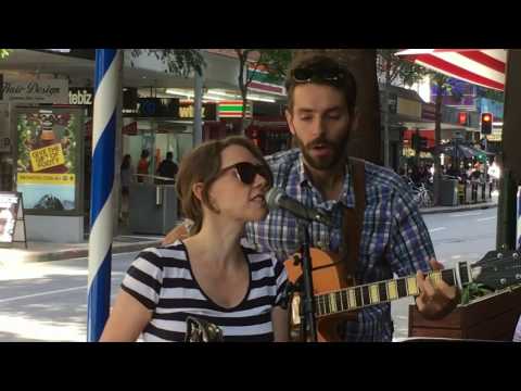 You & The Night duo busking a Lead Belly classic