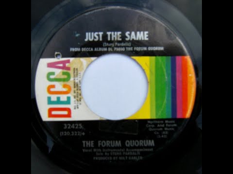 The Forum Quorum – Just The Same 1968