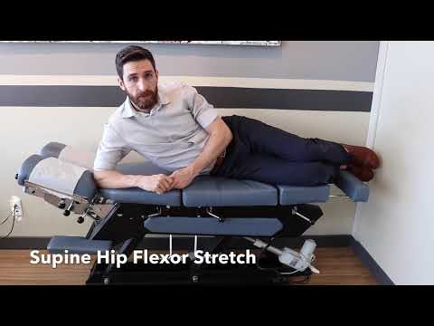 Supine Hip Flexor Stretch