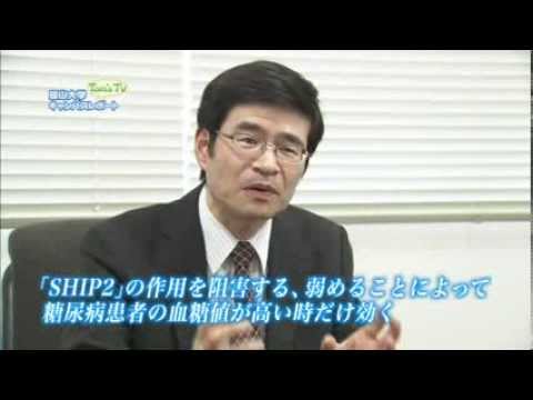 薬学部 笹岡利安 教授 (糖尿病・内分泌学)【Tom's TV 2013】