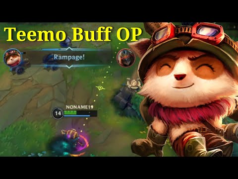 Teemo Buff Over Power ! Tier S Patch 4.3C Gameplay Teemo - League of Legends: Wild Rift Indonesia