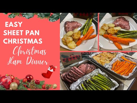 Easy Christmas Dinner Sheet Pan Meal/Easy, Delicious Christmas Sheet Pan Dinner with Little Clean Up