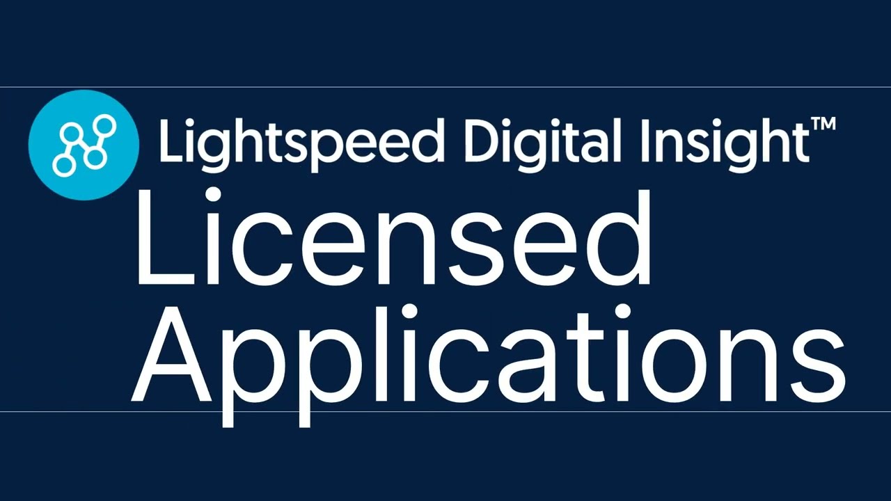 Licensed Applications | Lightspeed Insight