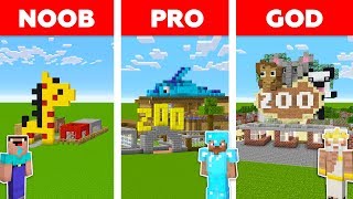 Download lagu Minecraft NOOB vs PRO vs GOD: ZOO PARK in Minecraft / Funny Animation mp3