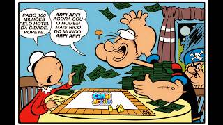 Popeye em Para um sabido, sabido e meio | Quadrinhos Popeye o marinheiro