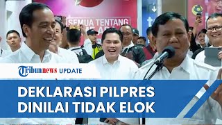 Sekber Deklarasi Prabowo-Jokowi untuk Pilpres 2024, Pengamat Nilai Tak Etis & Dapat Turunkan Kasta
