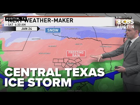 Central Texas braces for potentially dangerous winter storm with freezing rain forecast