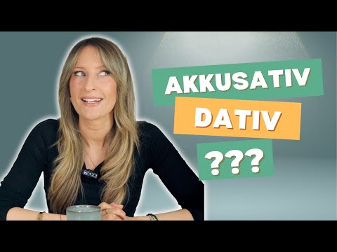 Akkusativ oder Dativ? Hier die Regel!