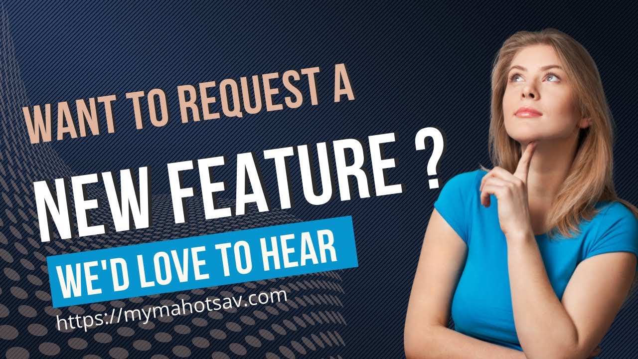 How to request a new feature