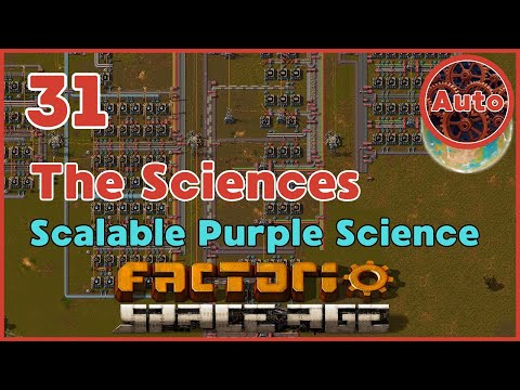 How to Build a Scalable Purple Science Factory | Factorio Space Age New Player Guide | #31