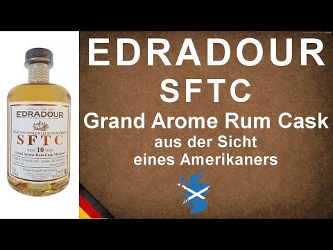 Edradour SFTC Grand Arome Rum Cask 10 Jahre alt Whisky Verkostung #705 von WhiskyJason