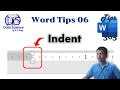 Word Tips 06: การกำหนดการย่อหน้า กั้นซ้าย กั้นขวา ด้วย Indent บนแถบไม้บรรทัด | Data Science NPRU รายงาน pdf a4 png