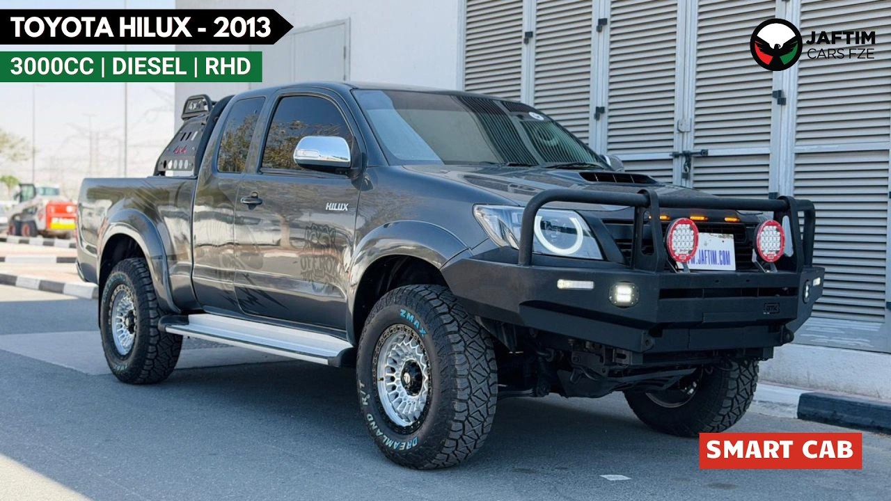 Toyota Hilux 2013| 3.0L DIESEL ENGINE | MT | RHD | SMART CAB | GTK BULL BAR WITH LED FOCUSED LIGHTS | HEAVY 4X4 S video